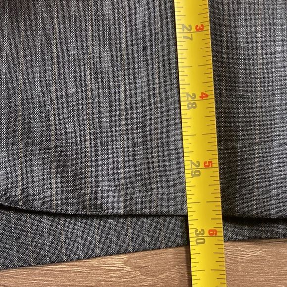 Vintage Mens Brooks Brothers Golden Fleece Gray Pinstriped Suit43R 38x29 - Picture 7 of 16